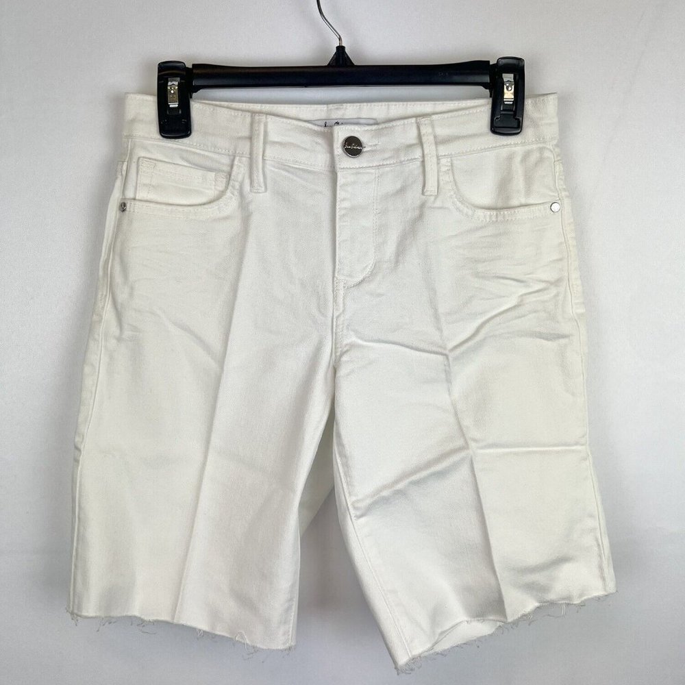 Sam Edelman Women’s The Derby White Denim Bermuda Shorts Size 00/24